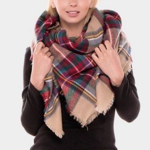 New Plaid Blanket Scarf. Tantalyzn Apparel.